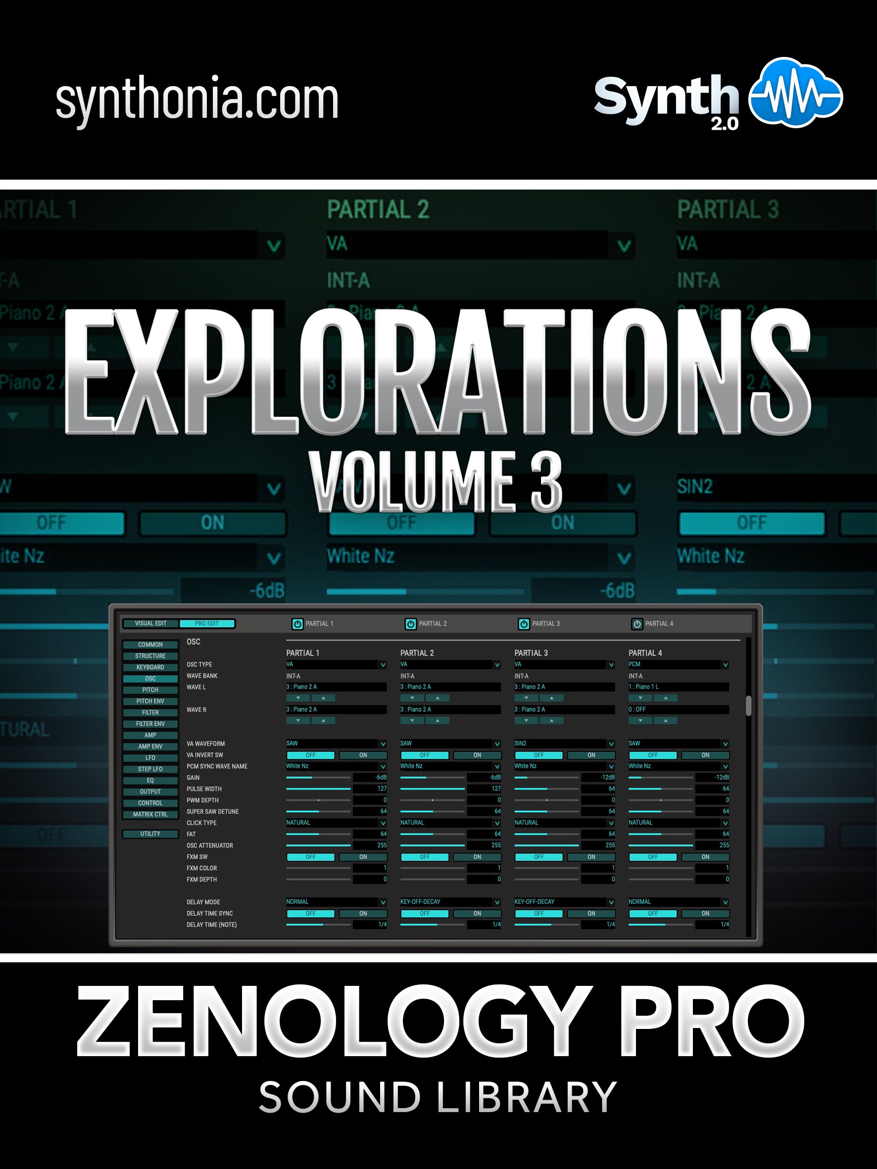 LFO152 - Explorations V3 - Zenology Pro ( 64 presets )
