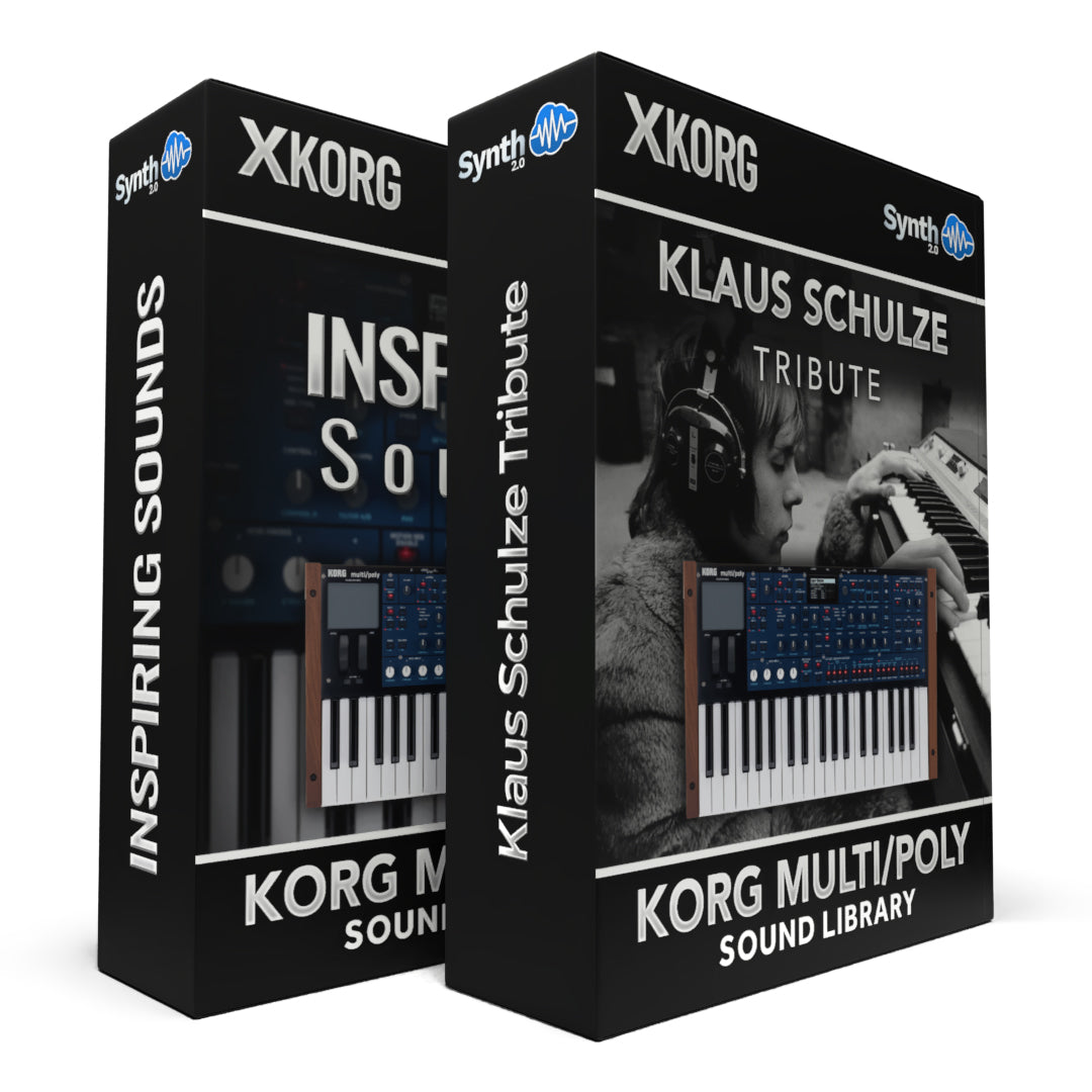 SCL497 - ( Bundle ) - Inspiring Sounds + Klaus Shulze Tribute - Korg Multi/Poly
