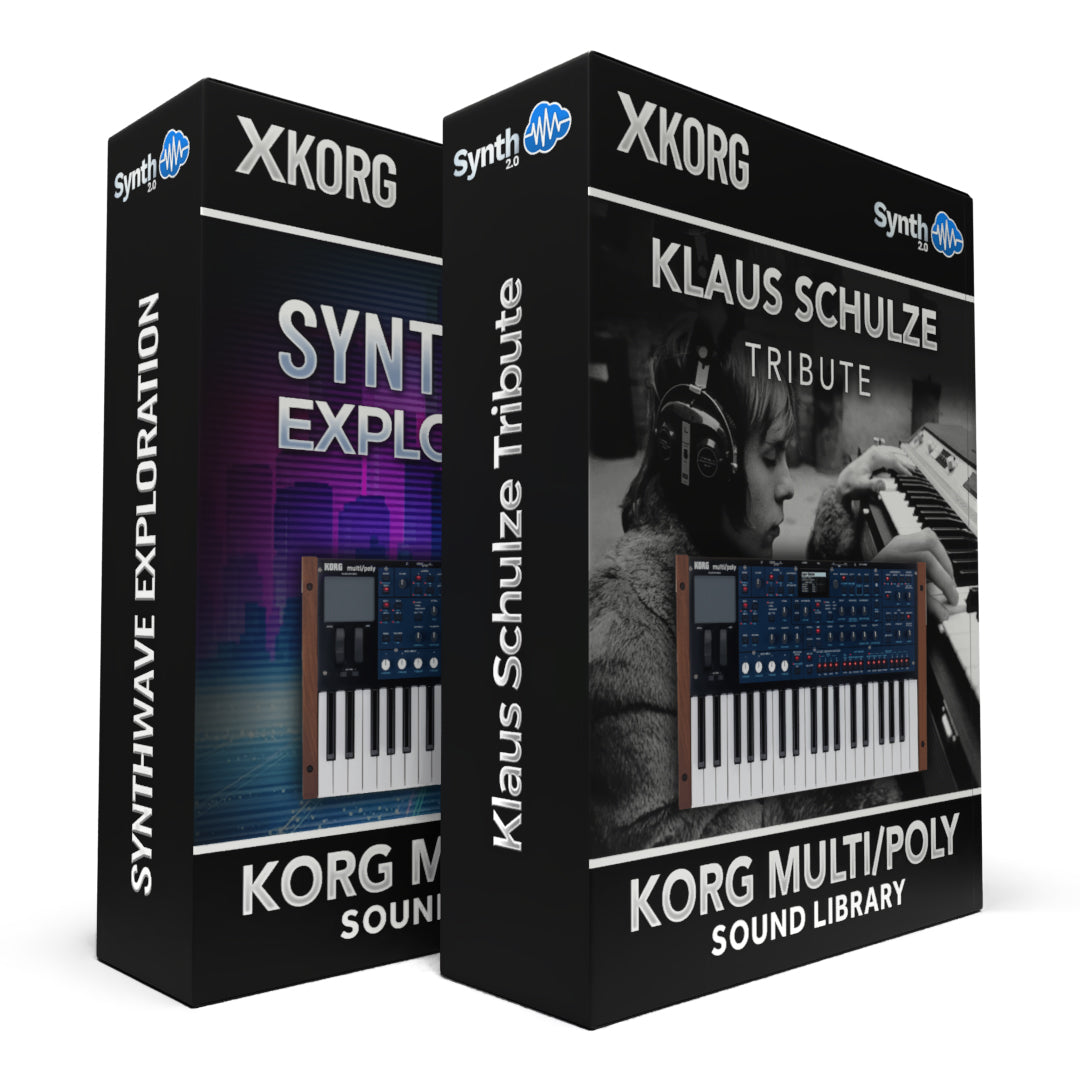 SCL576 - ( Bundle ) - Synthwave Exploration + Klaus Shulze Tribute - Korg Multi/Poly