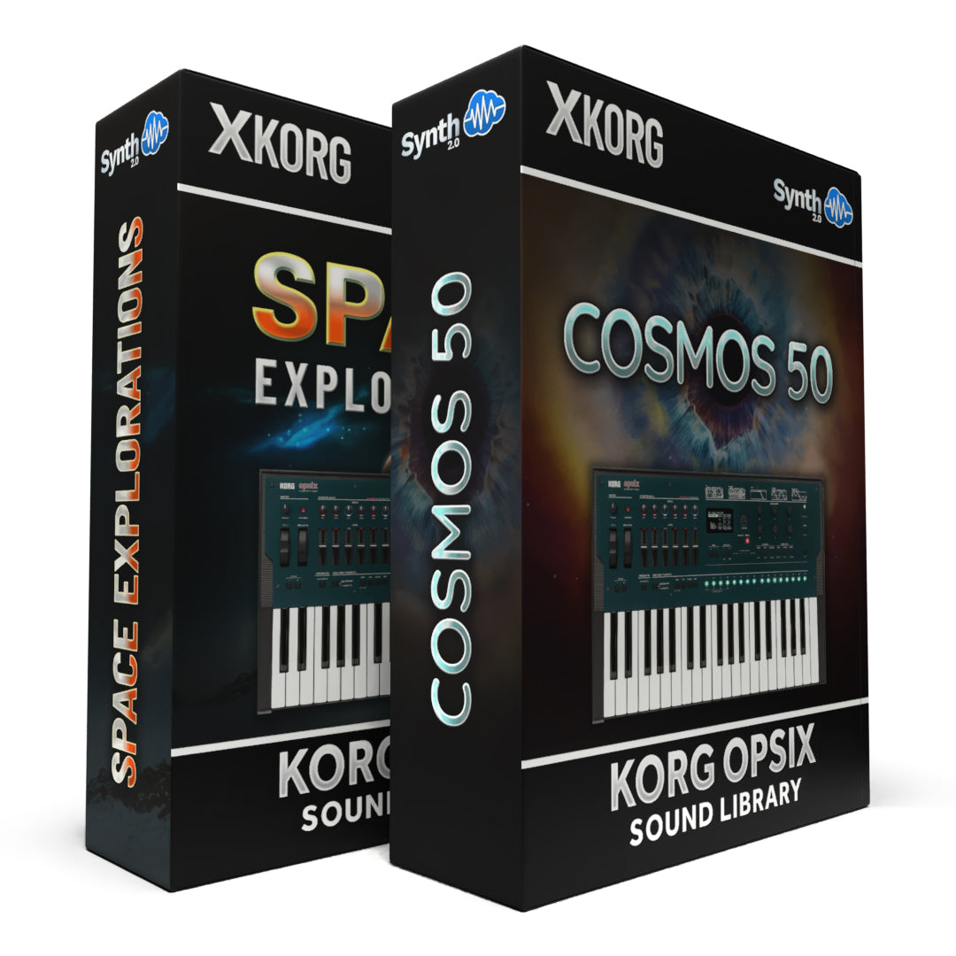 SCL519 - ( Bundle ) - Space Explorations + Cosmos 50 - Korg Opsix / Se