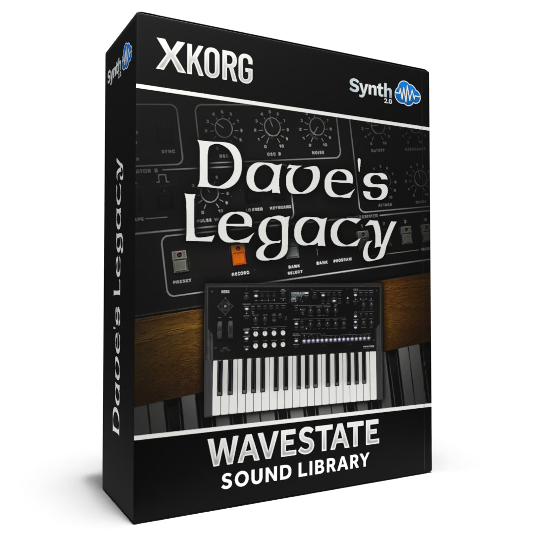 ADL023 - Dave's Legacy - Korg Wavestate / mkII / Se / Native ( 25 presets )