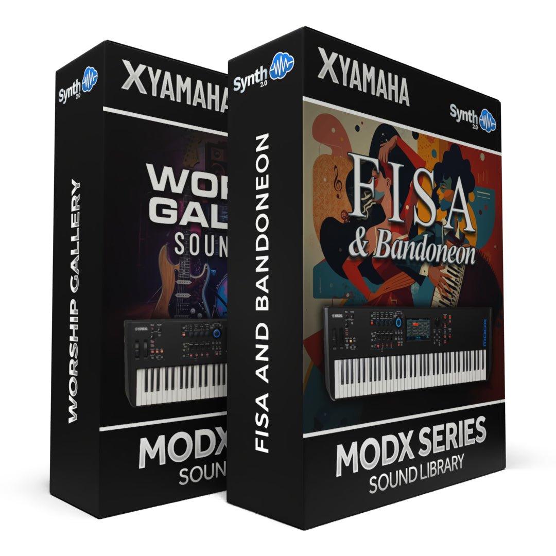 NRL013 - ( Bundle ) - Worship Gallery + Fisa & Bandoneon - Yamaha MODX / PLUS / M