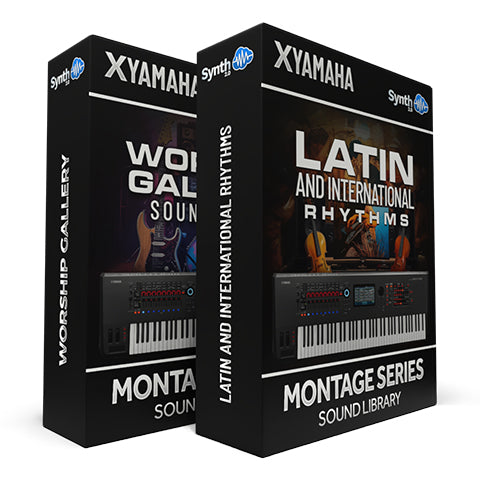 NRL003 - ( Bundle ) - Worship Gallery + Latin & International Rhythm - Yamaha MONTAGE / M