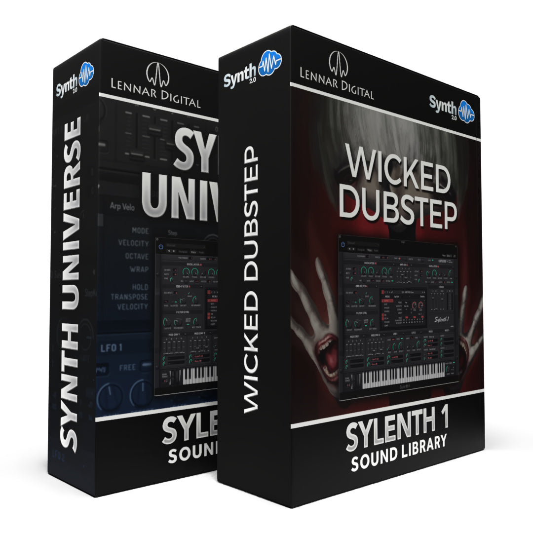SCL527 - ( Bundle ) - Synth Universe + Wicked Dubstep - Sylenth1