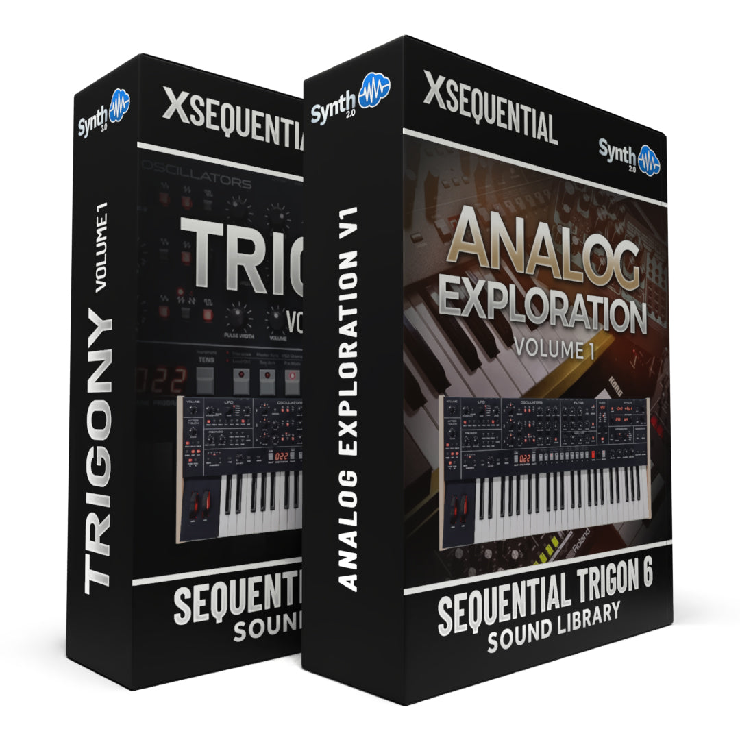 SCL489 - ( Bundle ) - Trigony Vol.1 + Analog Exploration V1 - Sequential Trigon 6