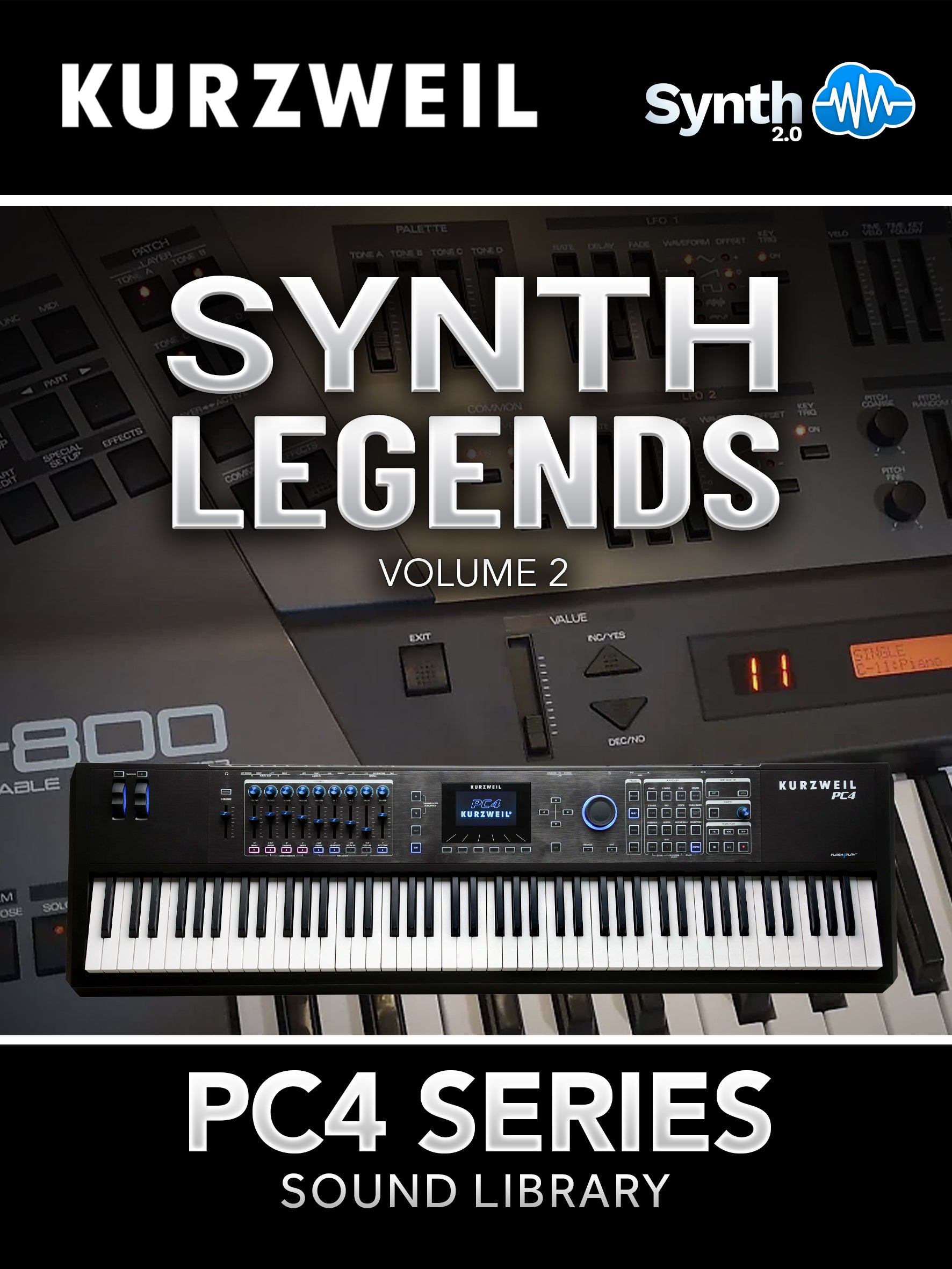 SLG002 - Synth Legends V2 - Kurzweil PC4 / SE ( 36 presets )