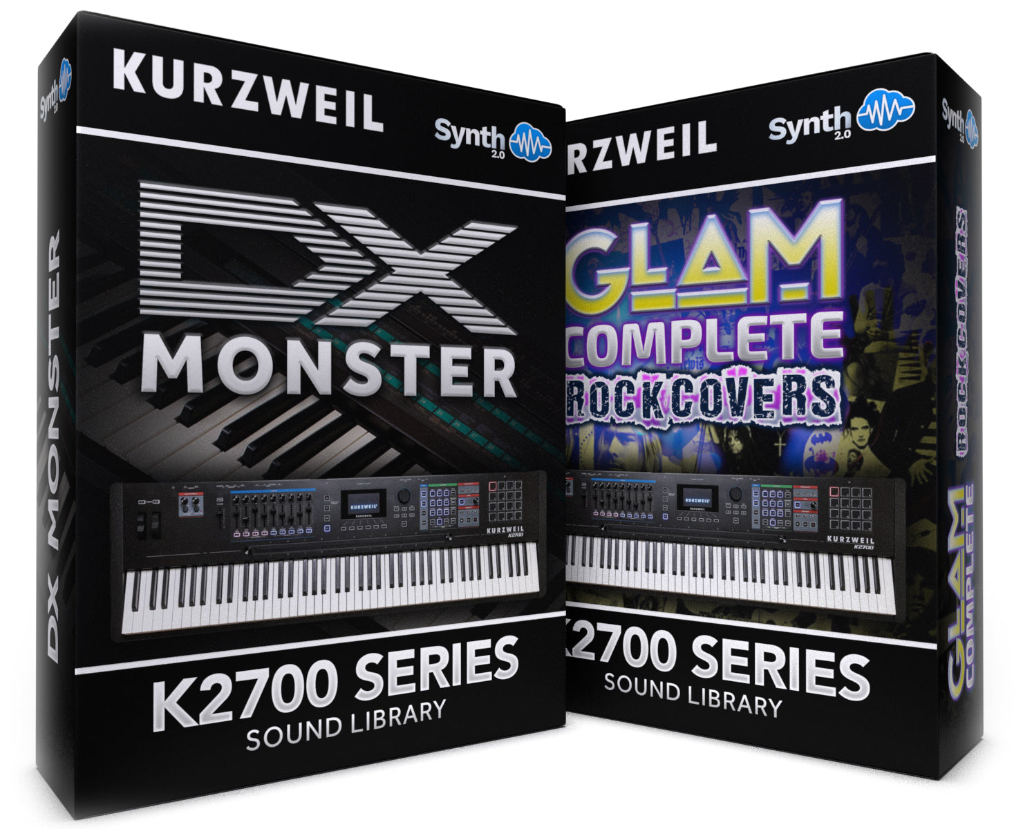 DRS035 - ( Bundle ) - DX Monster + Glam Complete Rock Covers - Kurzweil K2700