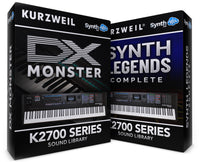 DRS038 - ( Bundle ) - DX Monster + Complete Synth Legends - Kurzweil K2700