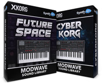 SCL434 - ( Bundle ) - Future Space + Cyber Korg - Korg Modwave