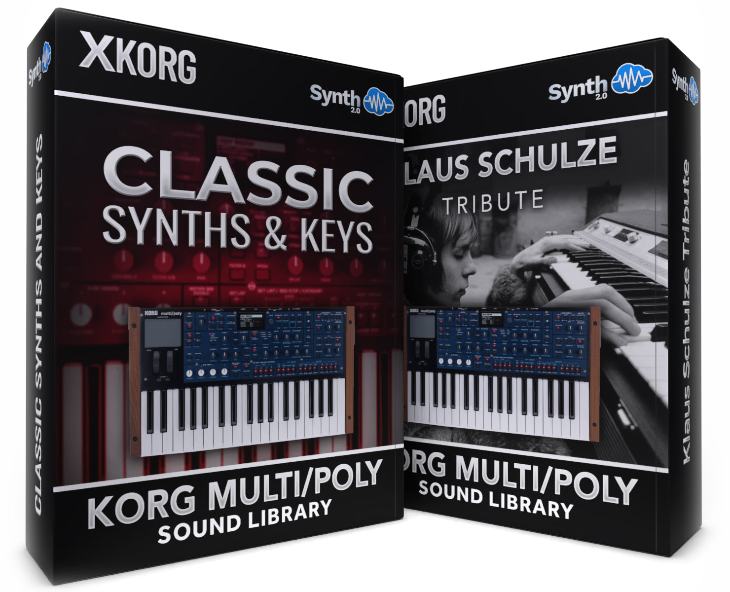 SCL572 - ( Bundle ) - Classic Synths & Keys + Klaus Shulze Tribute - Korg Multi/Poly