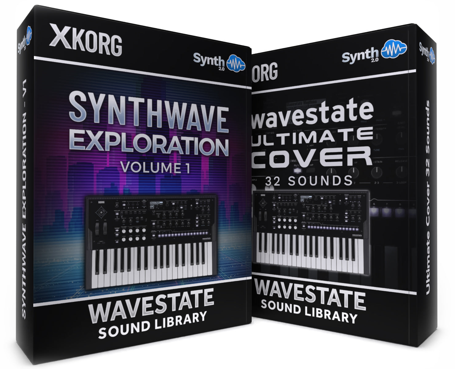 SCL592 - ( Bundle ) - Synthwave Exploration V1 + Ultimate Cover - Korg Wavestate / mkII / Se / Native