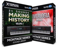 SCL447 - ( Bundle ) - 21 Sounds - Making History Vol.3 + Coverlogia Vol.1 - Yamaha MONTAGE