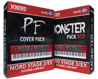SCL186 - ( Bundle ) - PF Cover Pack + Monster Pack V2 - Nord Stage 2 / 2 EX
