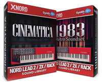 LFO099 - ( Bundle ) - Cinematica + 1983 Retro Soundset - Nord Lead 2 / 2x / Rack