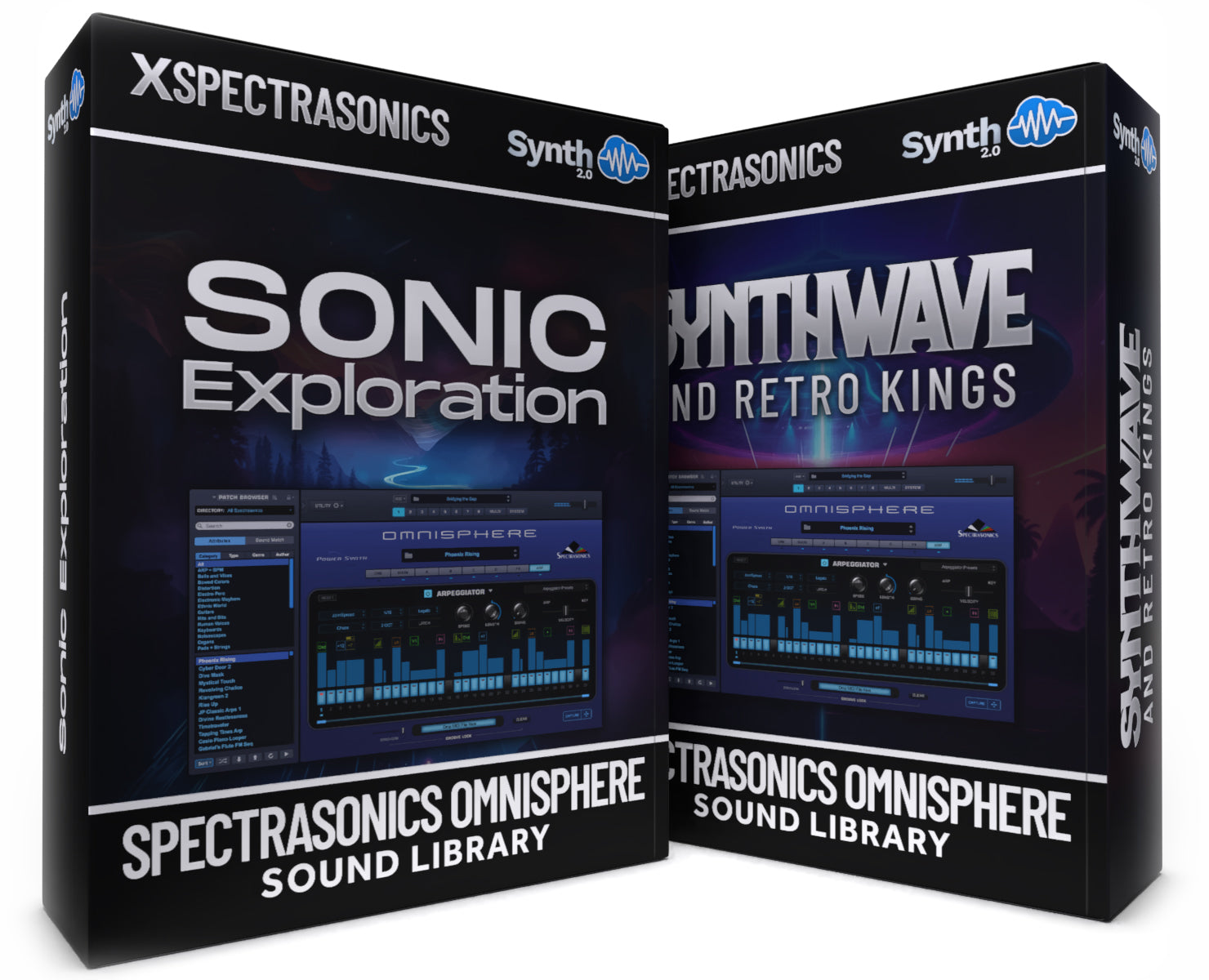 SCL585 - ( Bundle ) - Sonic Exploration + Synthwave & Retro Kings - Spectrasonics Omnisphere 3
