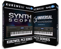 TPL042 - ( Bundle ) - Synth Scope + Universal K3 - Kurzweil PC3K / A