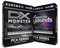 DRS036 - ( Bundle ) - DX Monster + K Progressive Sounds - Kurzweil PC4 Series