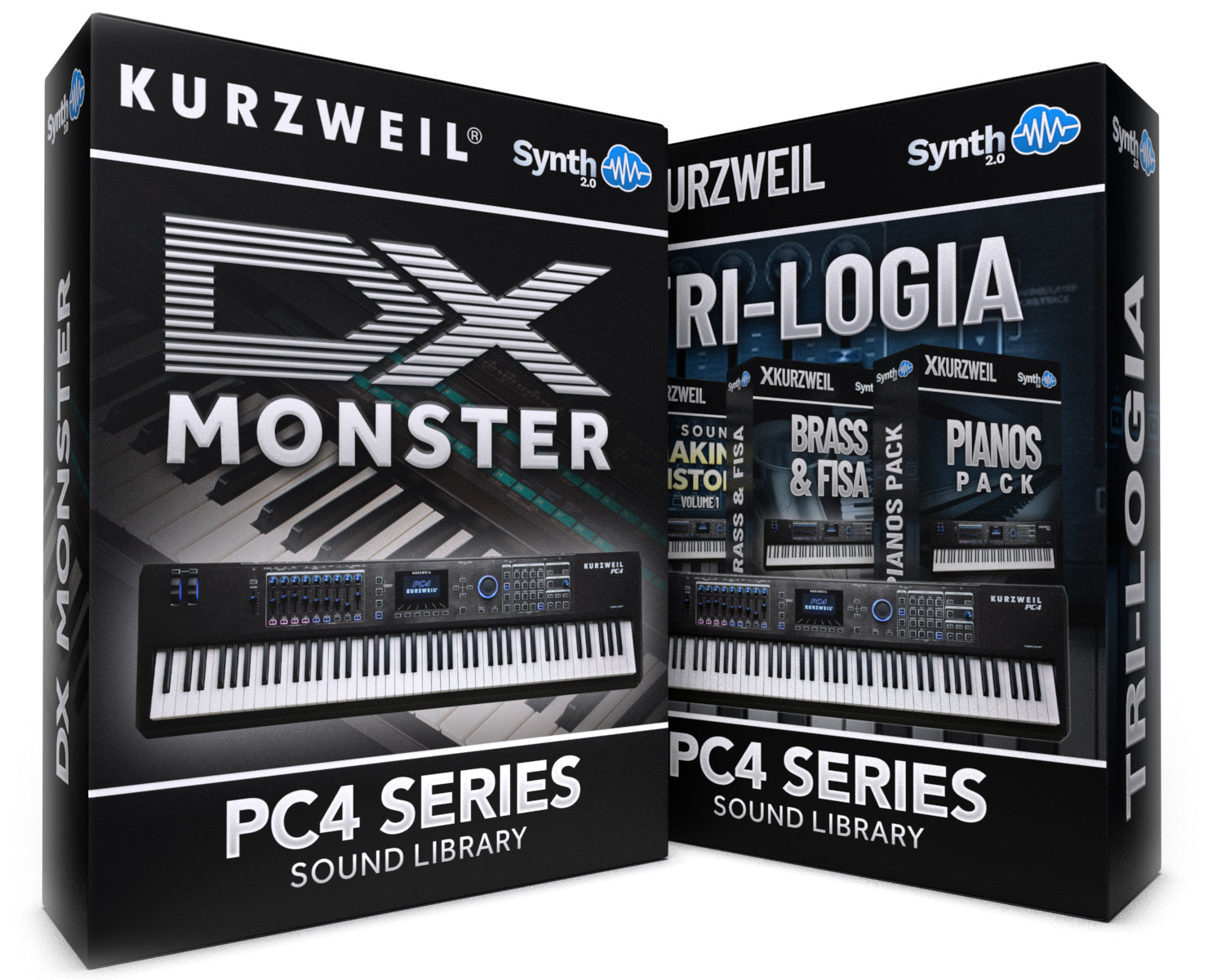 SCL464 - ( Bundle ) - DX Monster + Tri-Logia Library - Kurzweil PC4 Series