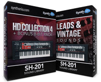 SCL157 - ( Bundle ) - HD Collection 4 + Leads & Vintage Sounds - SH-201