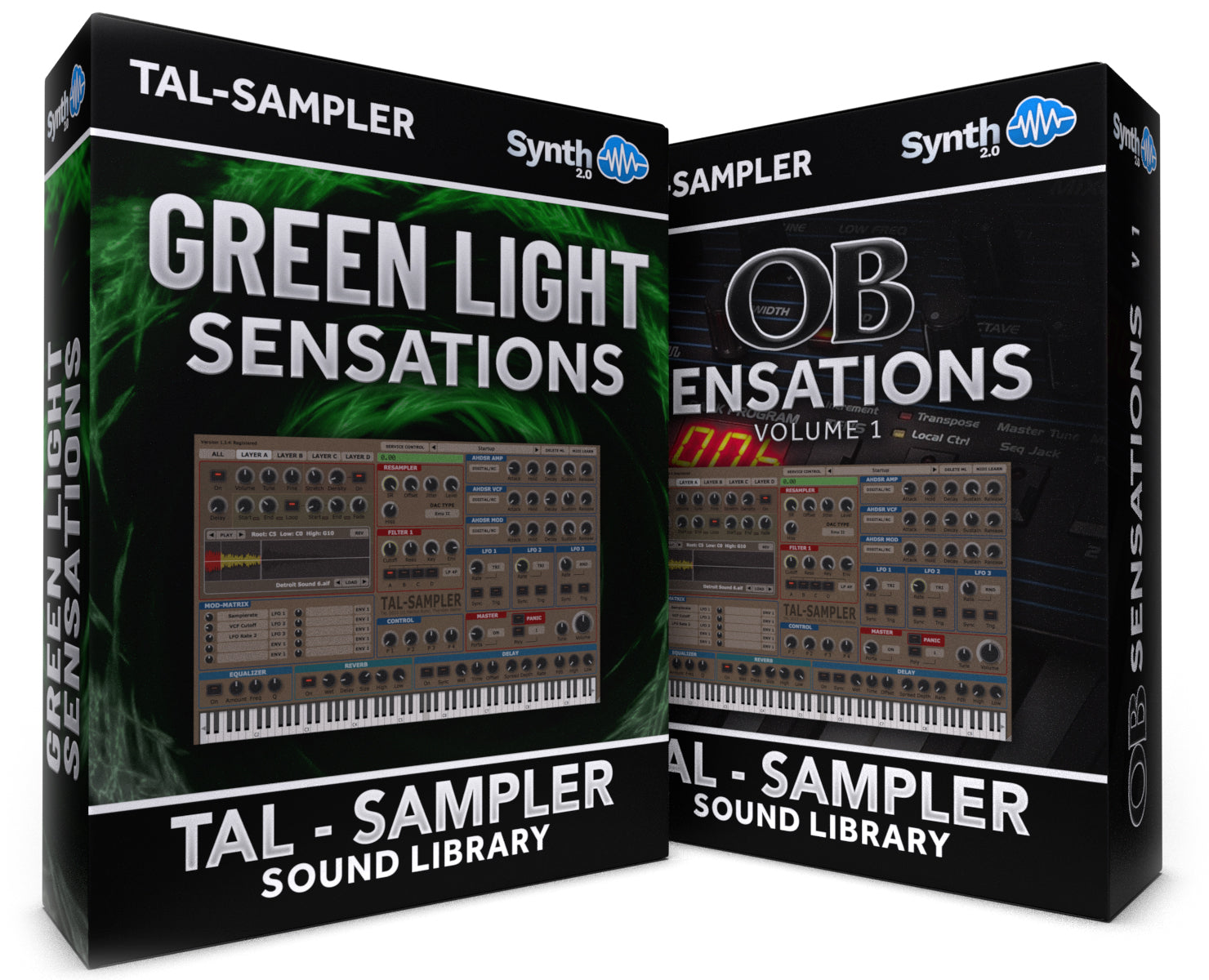GPR032 - ( Bundle ) - Green Light Sensations + OB Sensations V1 - TAL Sampler