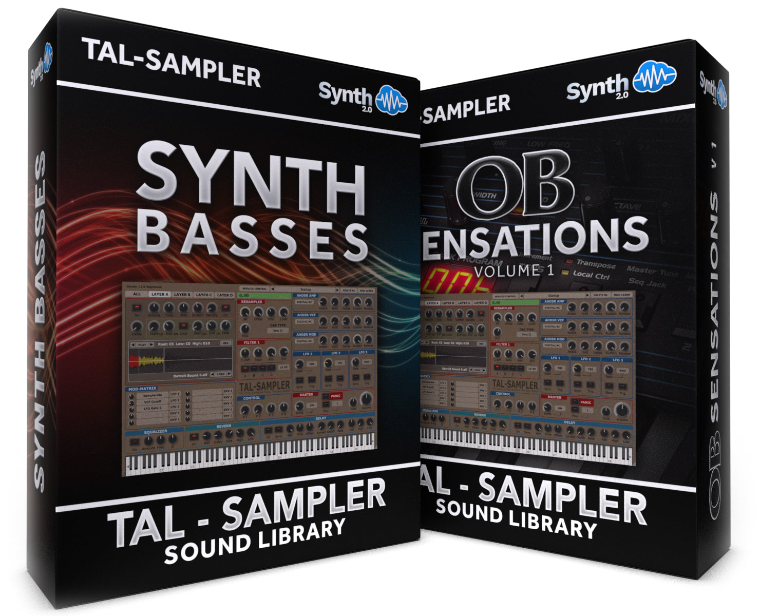 SCL473 - ( Bundle ) - Synth Basses + OB Sensations V1 - TAL Sampler
