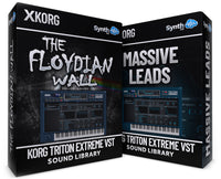 SCL487 - ( Bundle ) - The Floydian Wall + Massive Leads - Korg Triton EXTREME VST