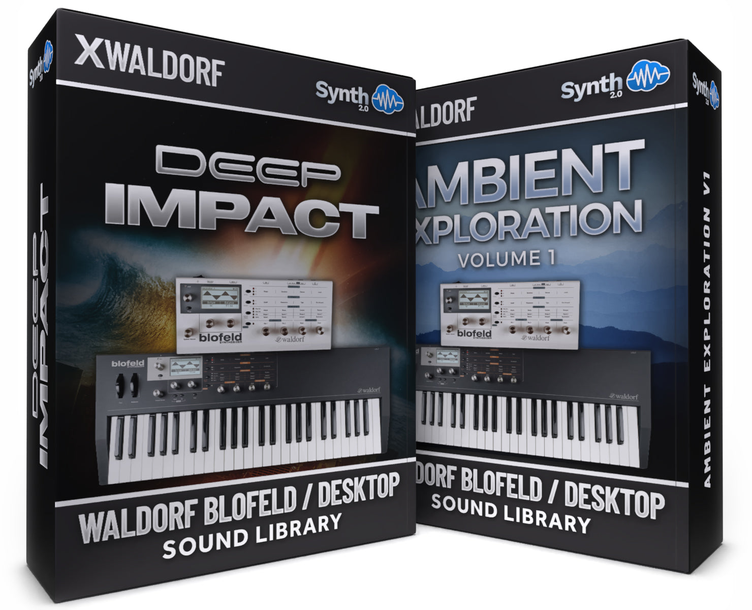 SCL565 - ( Bundle ) - Deep Impact + Ambient Exploration Vol.1 - Waldorf Blofeld / Desktop