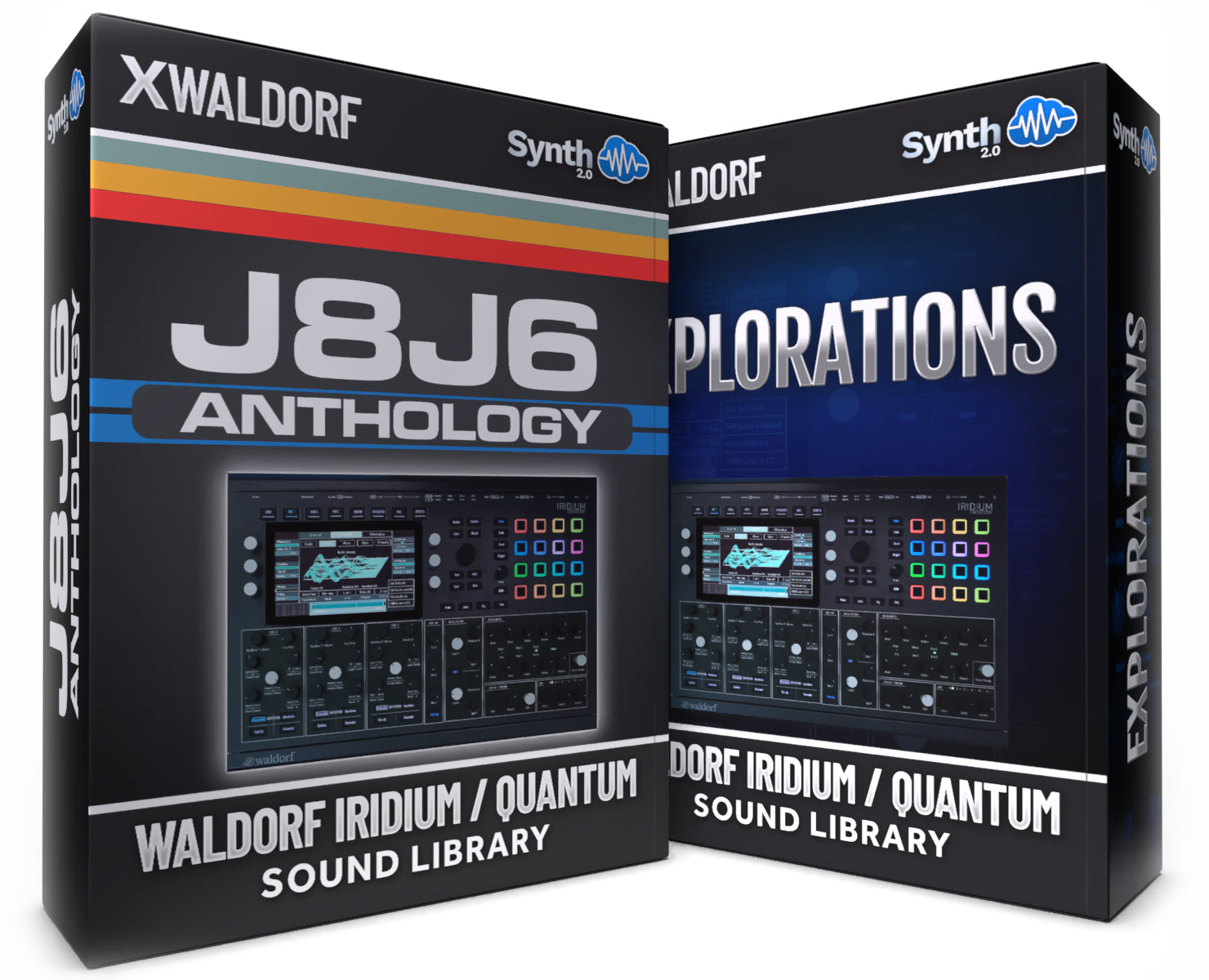 SCL588 - ( Bundle ) - J8J6 Anthology + Explorations - Waldorf Iridium / Quantum