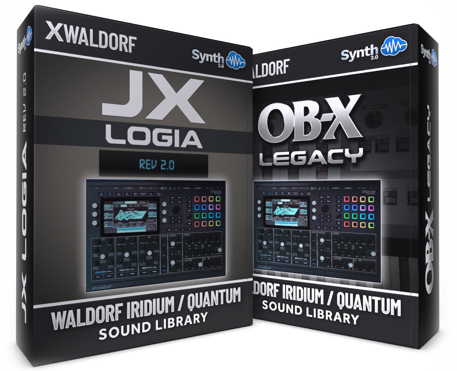 DRS076 - ( Bundle ) - JX-Logia Rev2 + OB-X Legacy - Waldorf Iridium / Quantum