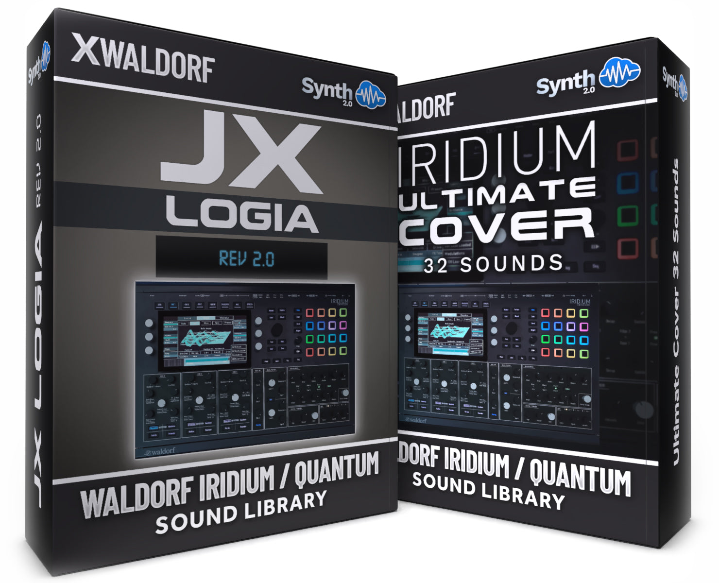 DRS077 - ( Bundle ) - JX-Logia Rev2 + Ultimate Cover - Waldorf Iridium / Quantum