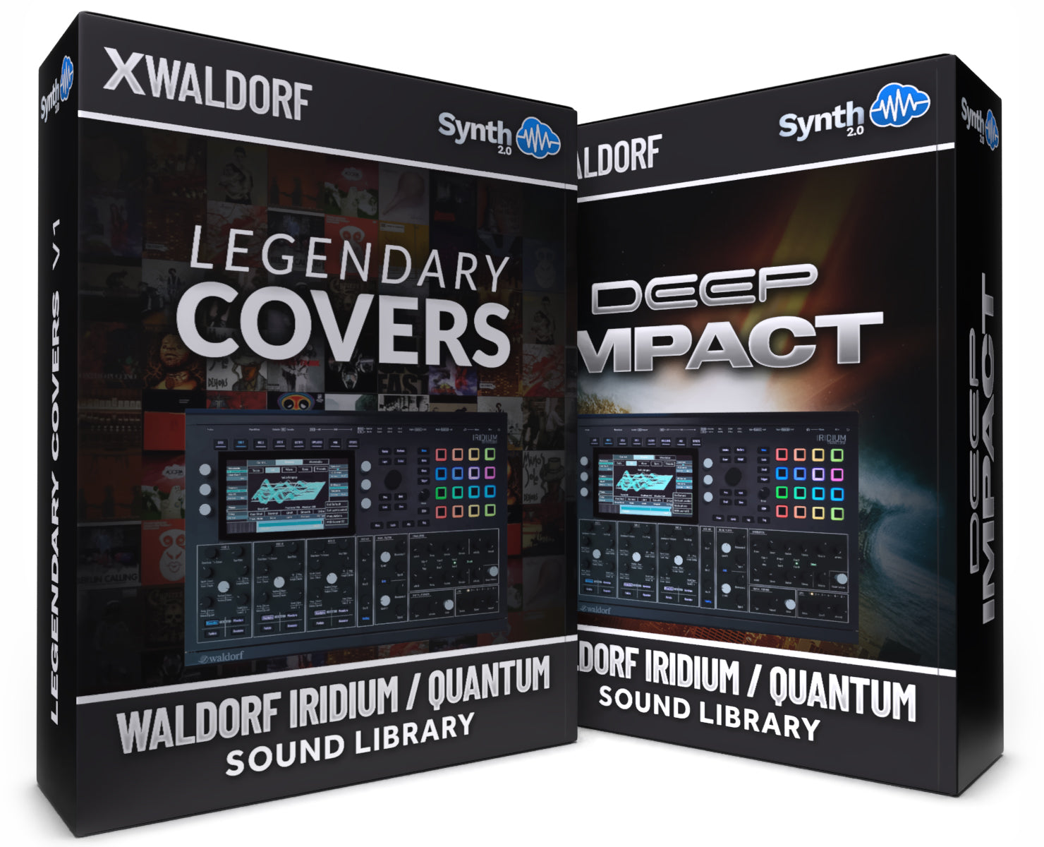 SKL021 - ( Bundle ) - Legendary Covers V1 + Deep Impact - Waldorf Iridium / Quantum