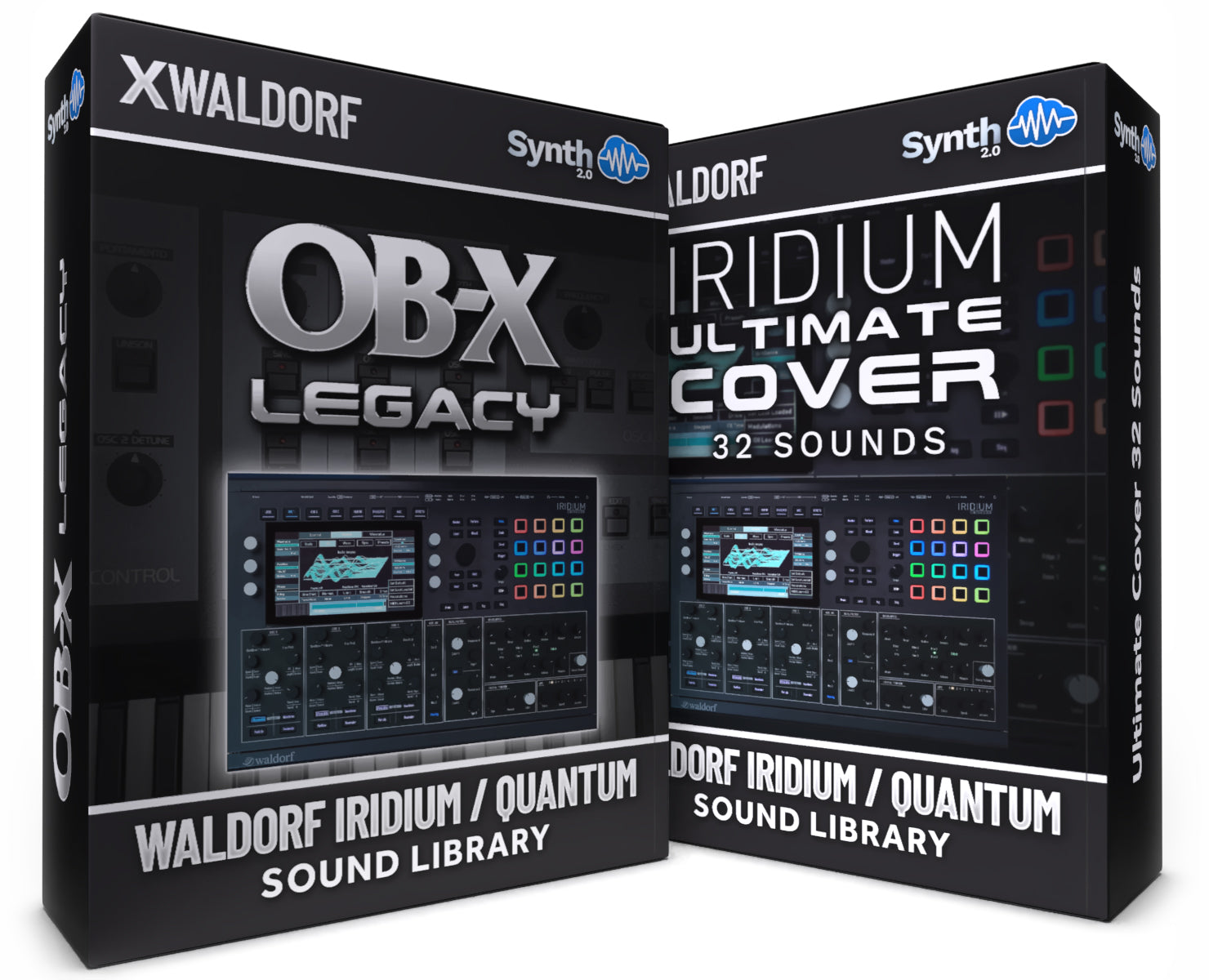 DRS075 - ( Bundle ) - OB-X Legacy + Ultimate Cover - Waldorf Iridium / Quantum