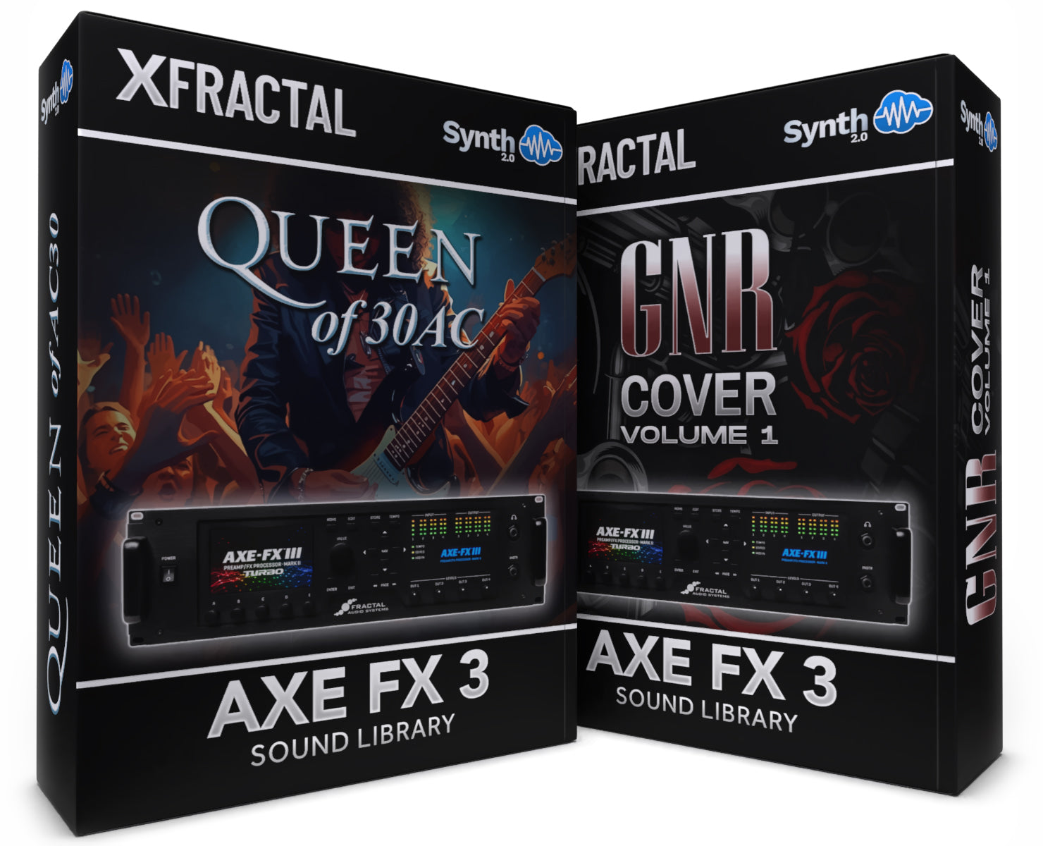 FRT024 - ( Bundle ) - Queen of 30 AC + GNR Cover V1 - Fractal Axe-Fx III