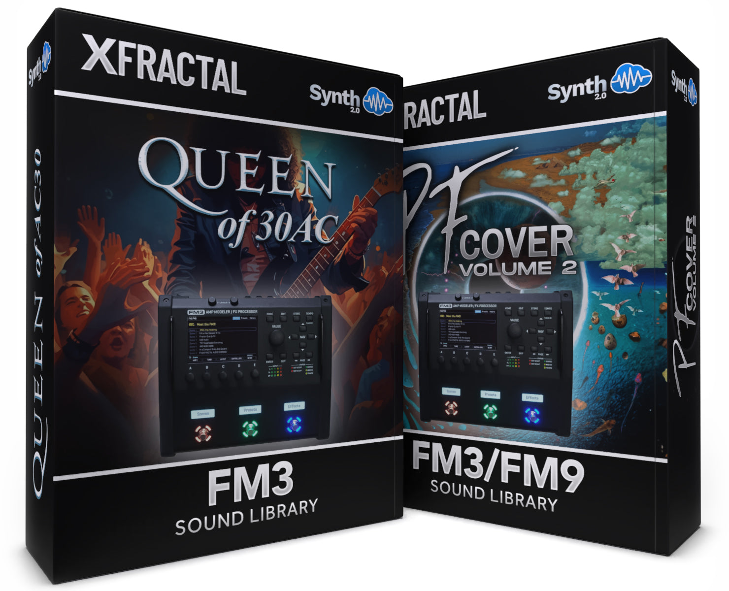 FRT021 - ( Bundle ) - Queen of 30 AC + PF Cover V2 - Fractal FM3 / FM9