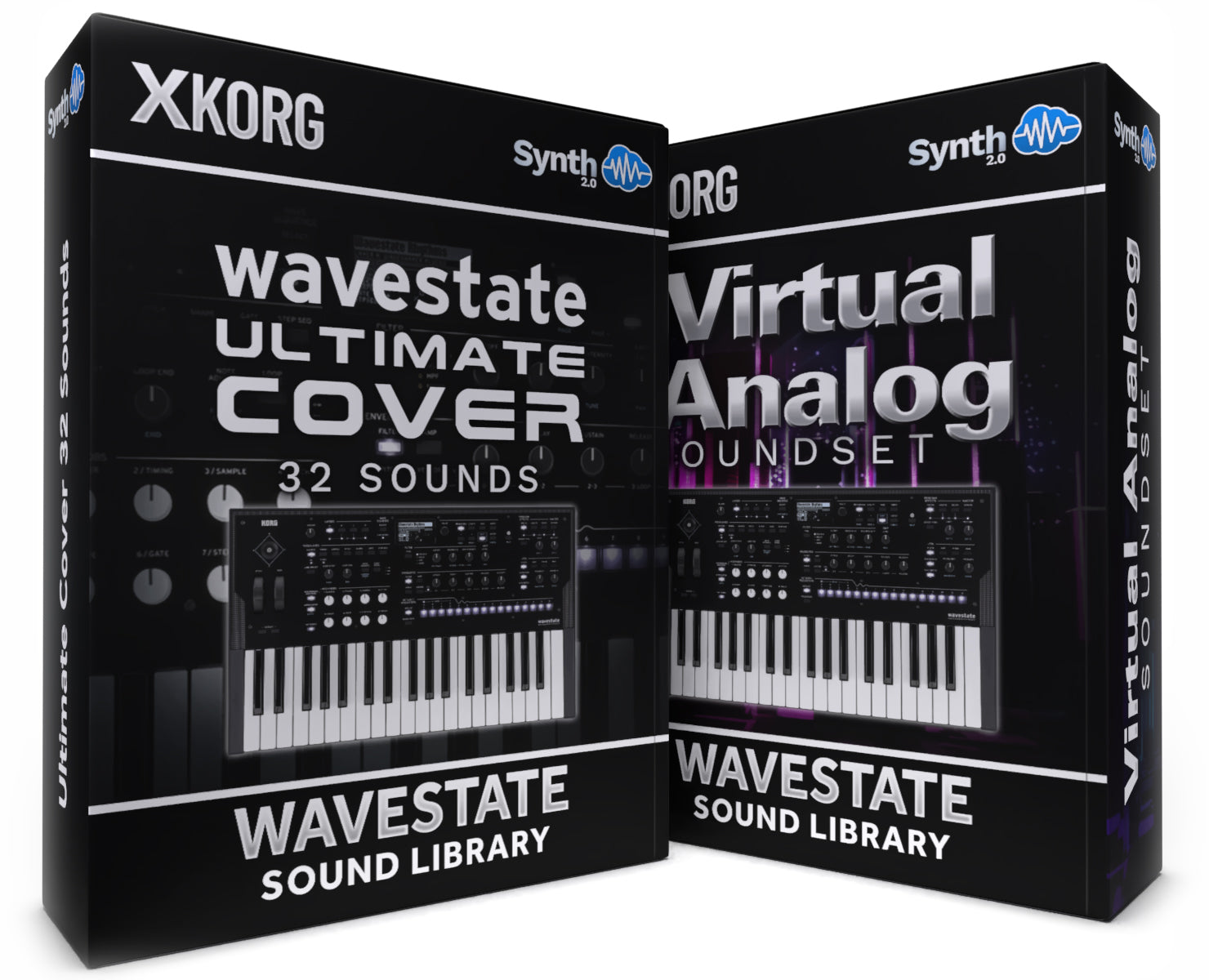 SCL532 - ( Bundle ) - Ultimate Cover + Virtual Analog Soundset - Korg Wavestate / mkII / Se / Native