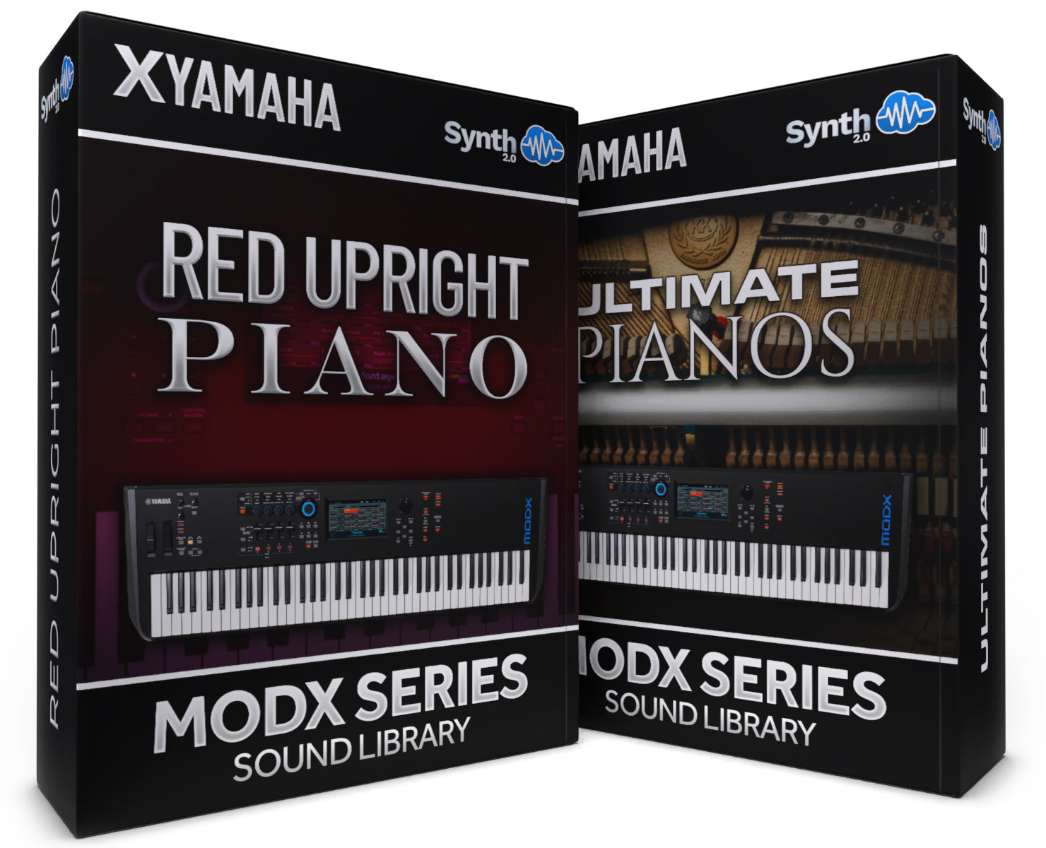 PRS011 - ( Bundle ) - Red Upright Piano + Ultimate Pianos - Yamaha MODX / PLUS / M