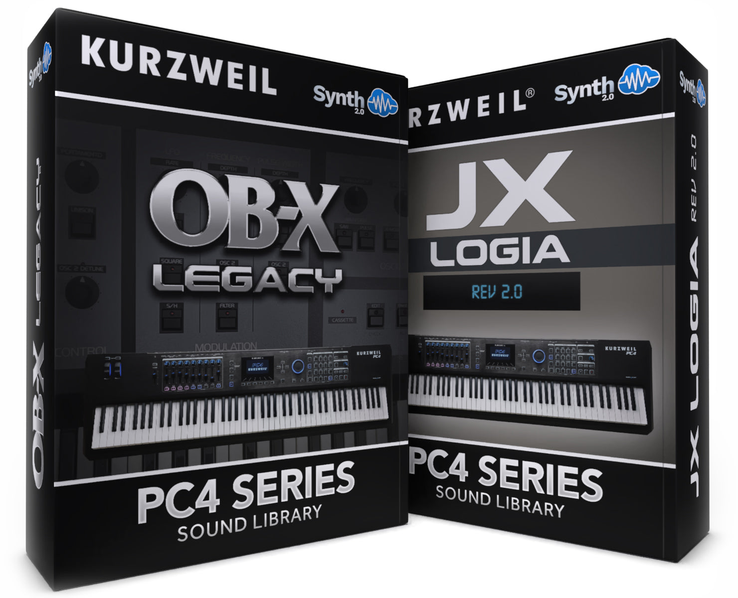 DRS076 - ( Bundle ) - OB-X Legacy + JX Logia Rev2 - Kurzweil PC4 / SE