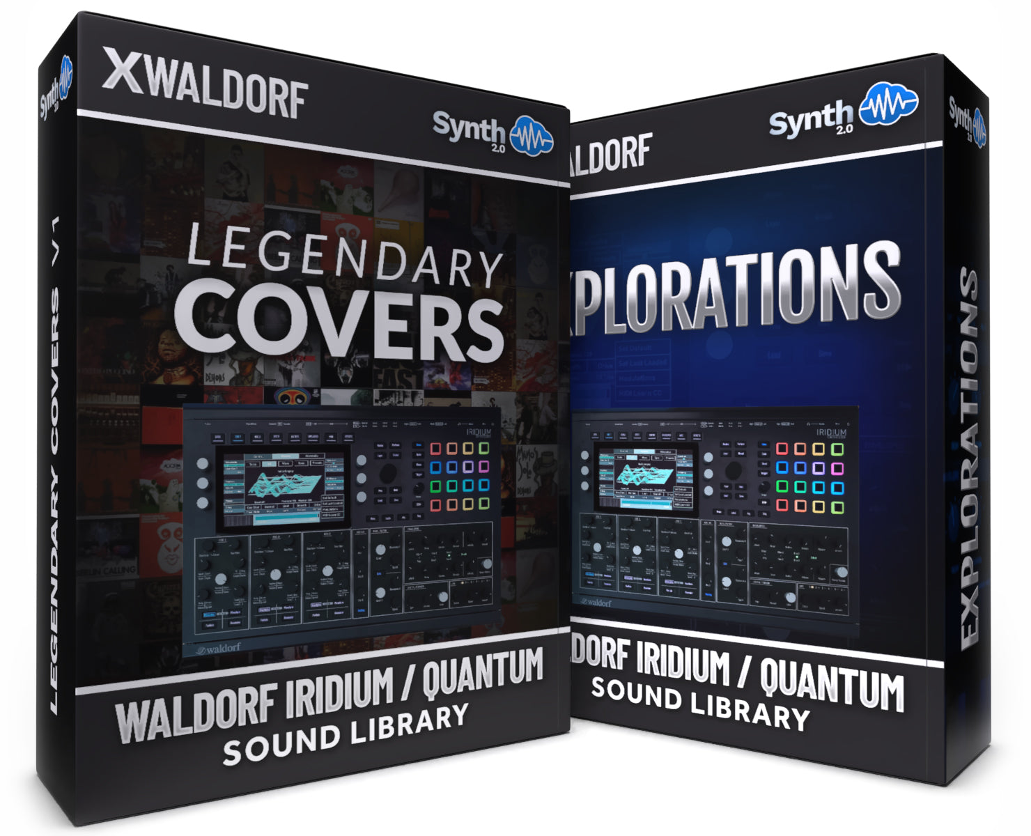 SCL549 - ( Bundle ) - Legendary Covers V1 + Explorations - Waldorf Iridium / Quantum