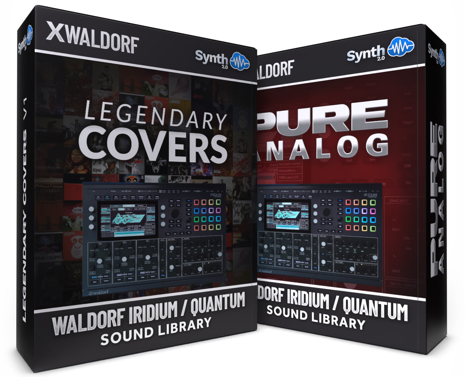 SCL548 - ( Bundle ) - Legendary Covers V1 + Pure Analog - Waldorf Iridium / Quantum