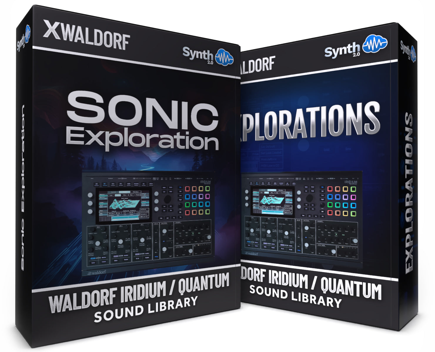 SCL194 - ( Bundle ) - Sonic Exploration V1 + Explorations - Waldorf Iridium / Quantum