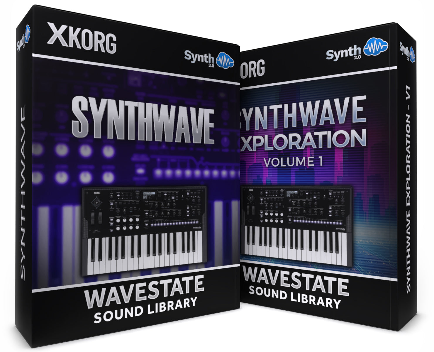 SCL591 - ( Bundle ) - Synthwave + Synthwave Exploration V1 - Korg Wavestate / mkII / Se / Native