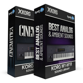 LFO155 - ( Bundle ) - Cinematica + Best Analog & Ambient Sounds - Korg M1 / M1R