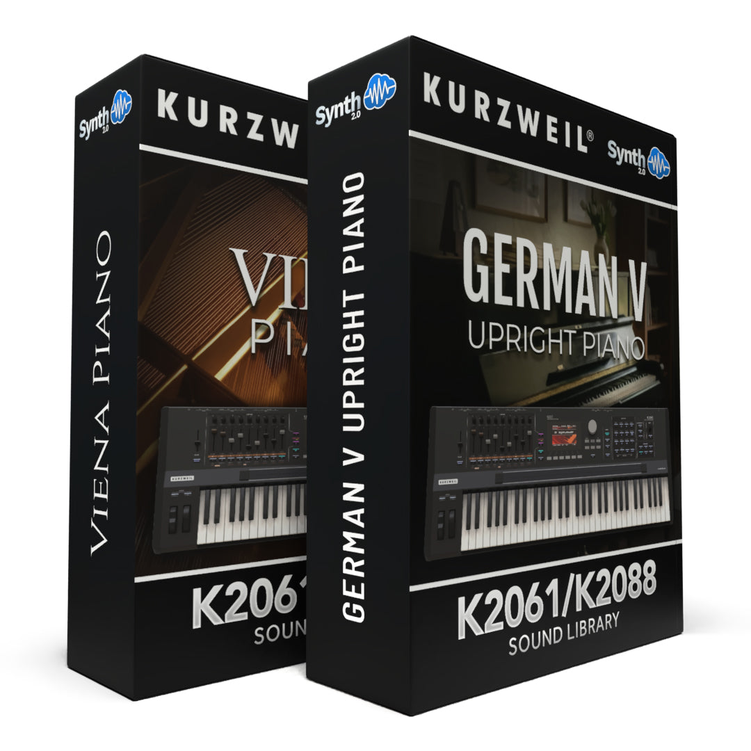 Kurzweil K2061 K2088 Bundle: DX FM Crystal + C7 Piano Resonance