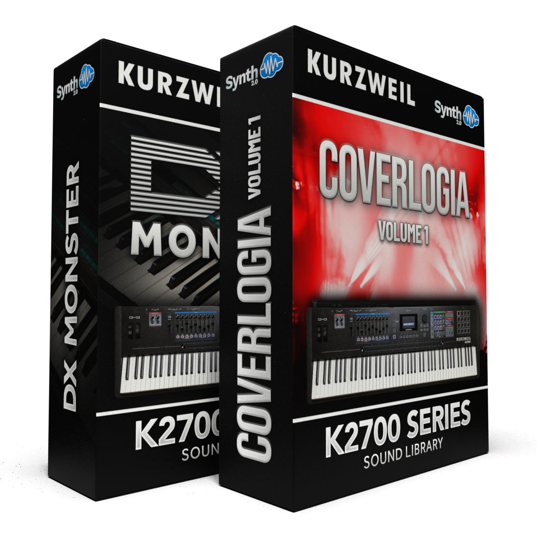 SCL459 - ( Bundle ) - DX Monster + Coverlogia V1 - Kurzweil K2700