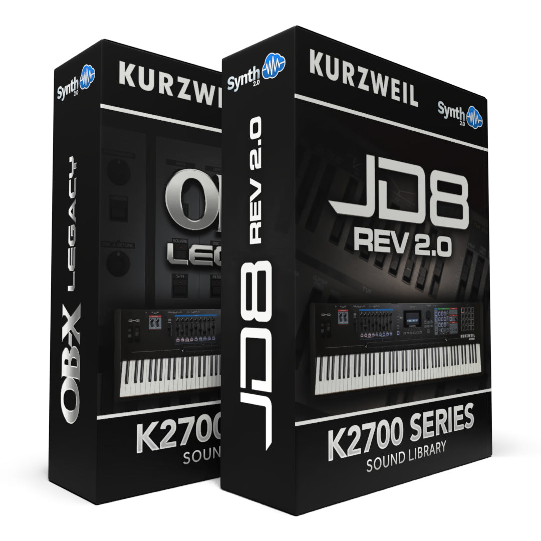 DRS082 - ( Bundle ) - OB-X Legacy + JD8 Rev2 - Kurzweil K2700