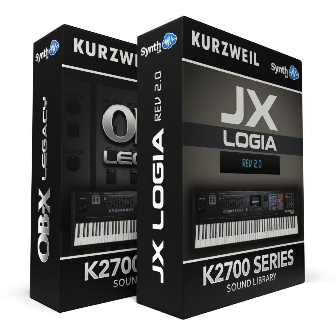 DRS076 - ( Bundle ) - OB-X Legacy + JX Logia Rev2 - Kurzweil K2700