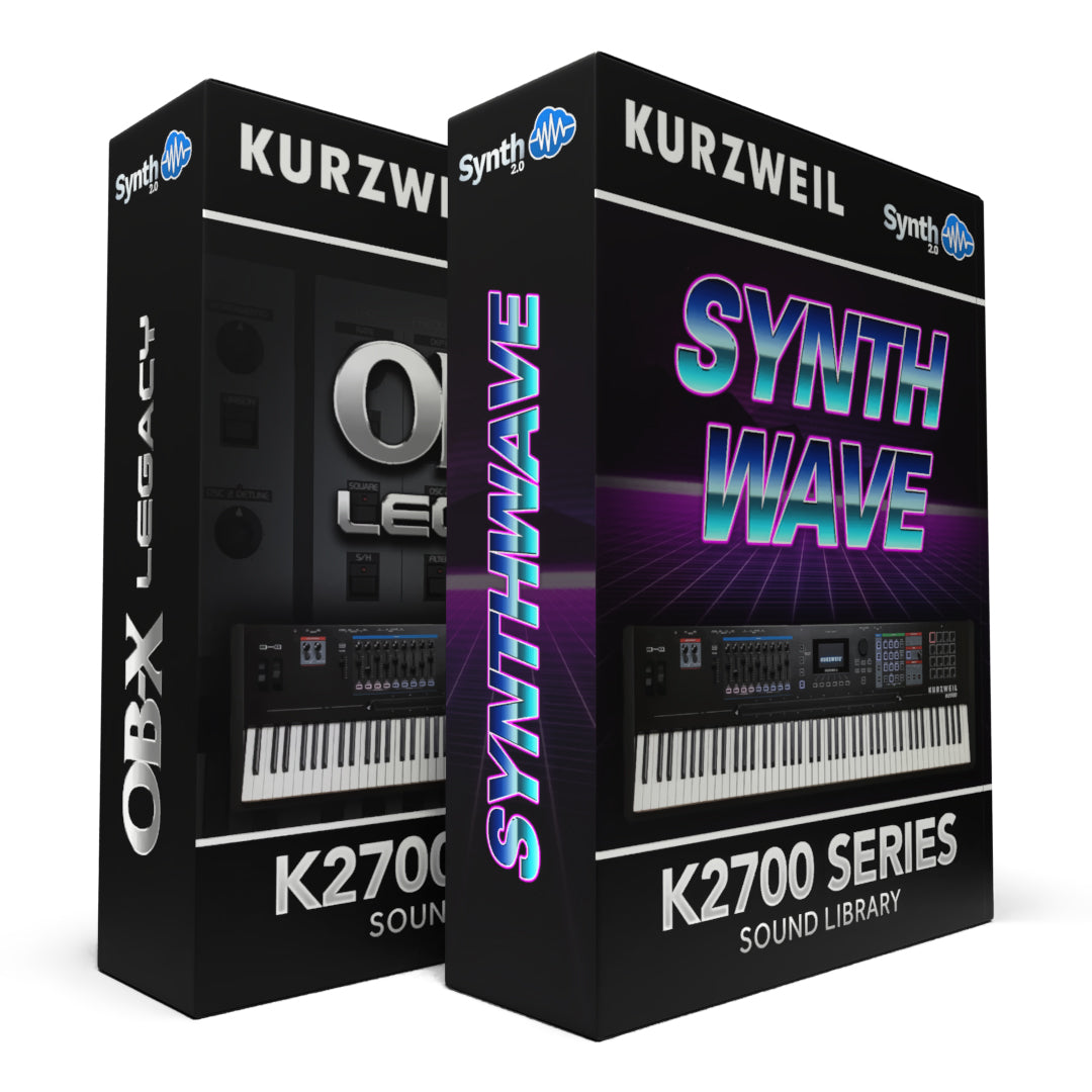 DRS083 - ( Bundle ) - OB-X Legacy + Synth Wave - Kurzweil K2700
