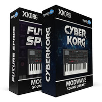 SCL434 - ( Bundle ) - Future Space + Cyber Korg - Korg Modwave