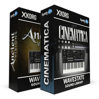 SCL147 - ( Bundle ) - Ancient Visions + Cinematica Vol.1 - Korg Wavestate / mkII / Se / Native