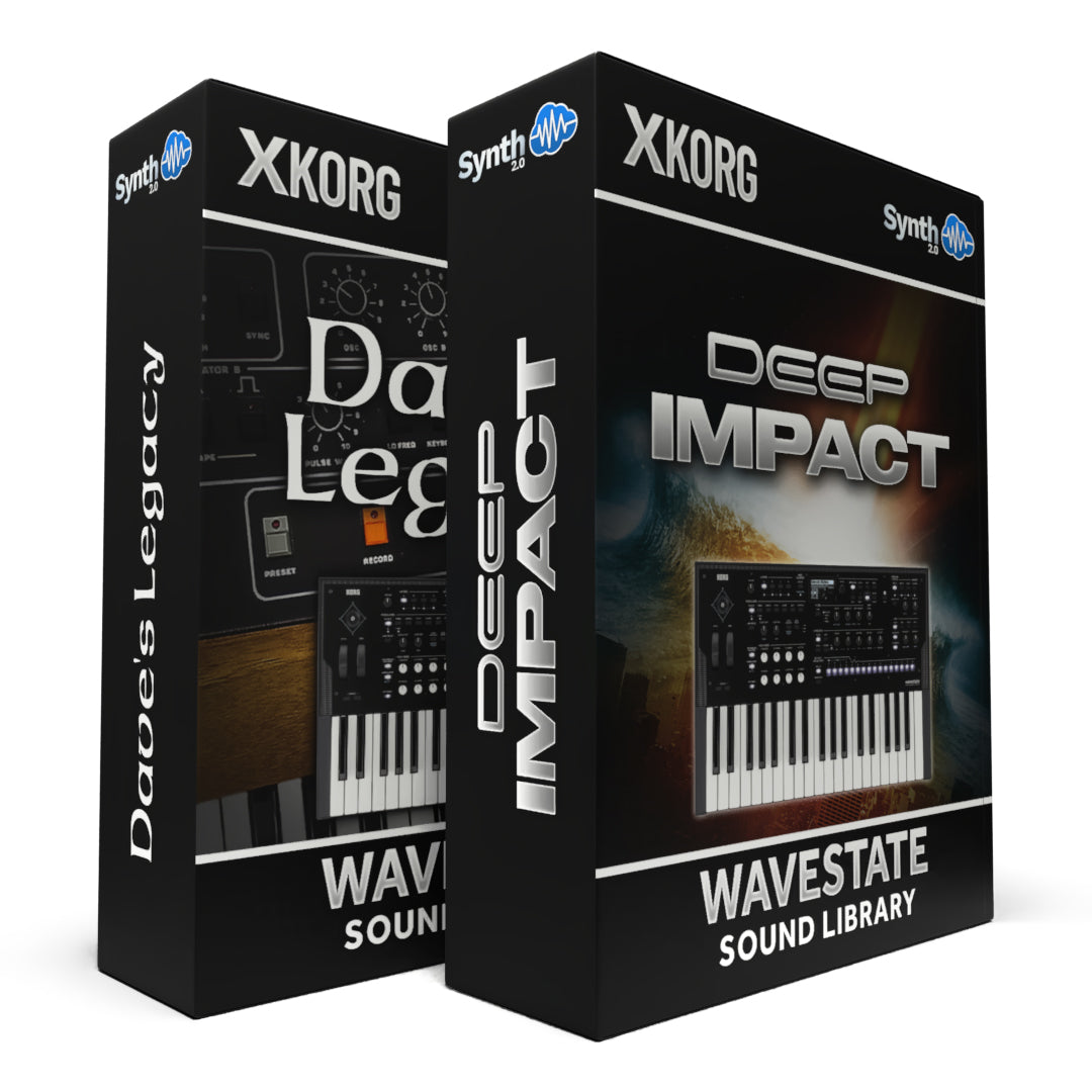 SCL551 - ( Bundle ) - Dave's Legacy + Deep Impact - Korg Wavestate / mkII / Se / Native